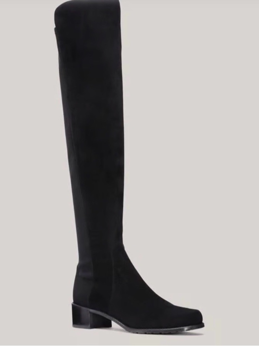 NIB Stuart Weitzman size EU 34.5 BLACK RESERVE OVER-THE-KNEE BOOT US 4.5